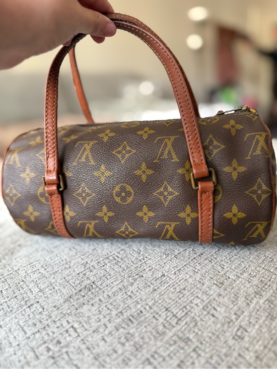 Louis Vuitton Handbags - Louis Vuitton Monogram Papillon Small Barrel Bag in Brown and Tan
